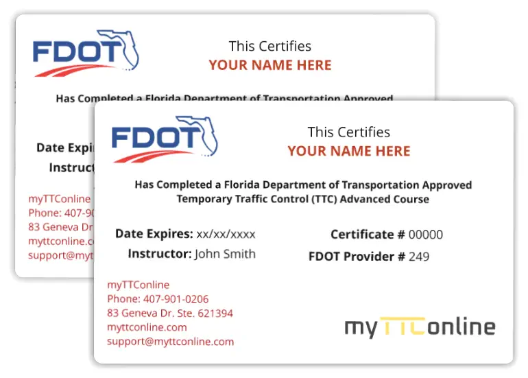 MOT Florida Wallet Certificate